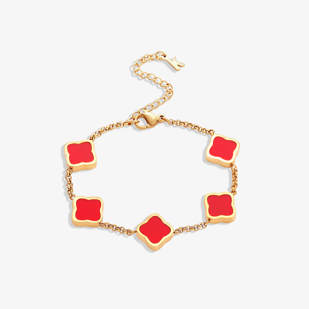 Celine Clover Bracelet - Gold