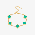 Celine Clover Bracelet - Gold