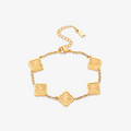 Celine Clover Bracelet - Gold