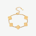 Celine Clover Bracelet - Gold