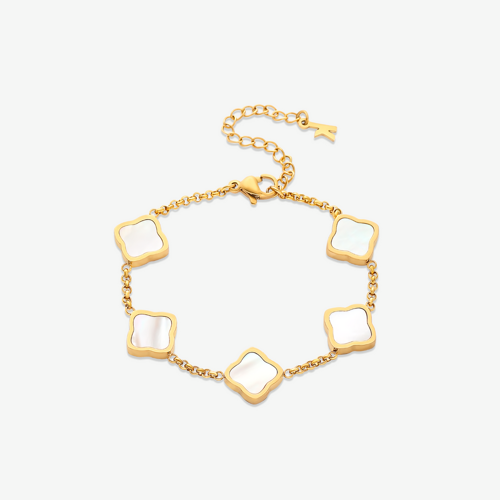 Celine Clover Bracelet - Gold