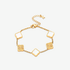 Celine Clover Bracelet - Gold