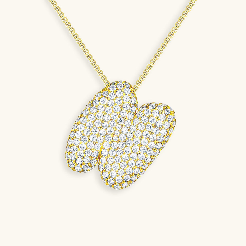 Hailey Bubble Initial Necklace (Bundle)
